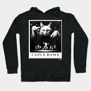 Mistic Cat: Dance & Cute Kitty - A Funny Mistic Retro Vintage Style Hoodie